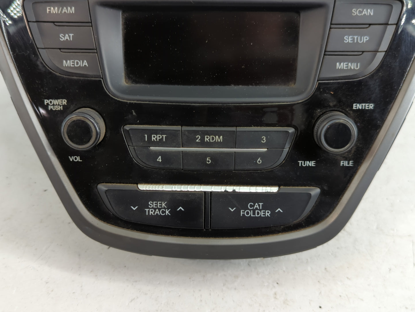 2014-2016 Hyundai Elantra Radio AM FM Cd Player Receiver Replacement P/N:96170-3X156GU Fits Fits 2014 2015 2016 OEM Used Aut