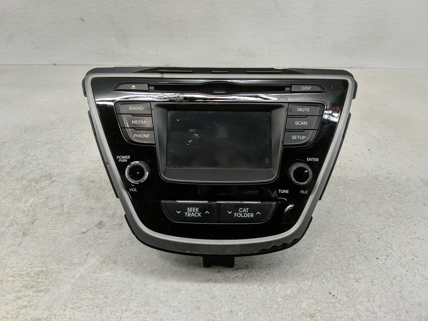 2014-2016 Hyundai Elantra Radio AM FM Cd Player Receiver Replacement P/N:96180-3X175GU Fits Fits 2014 2015 2016 OEM Used Aut