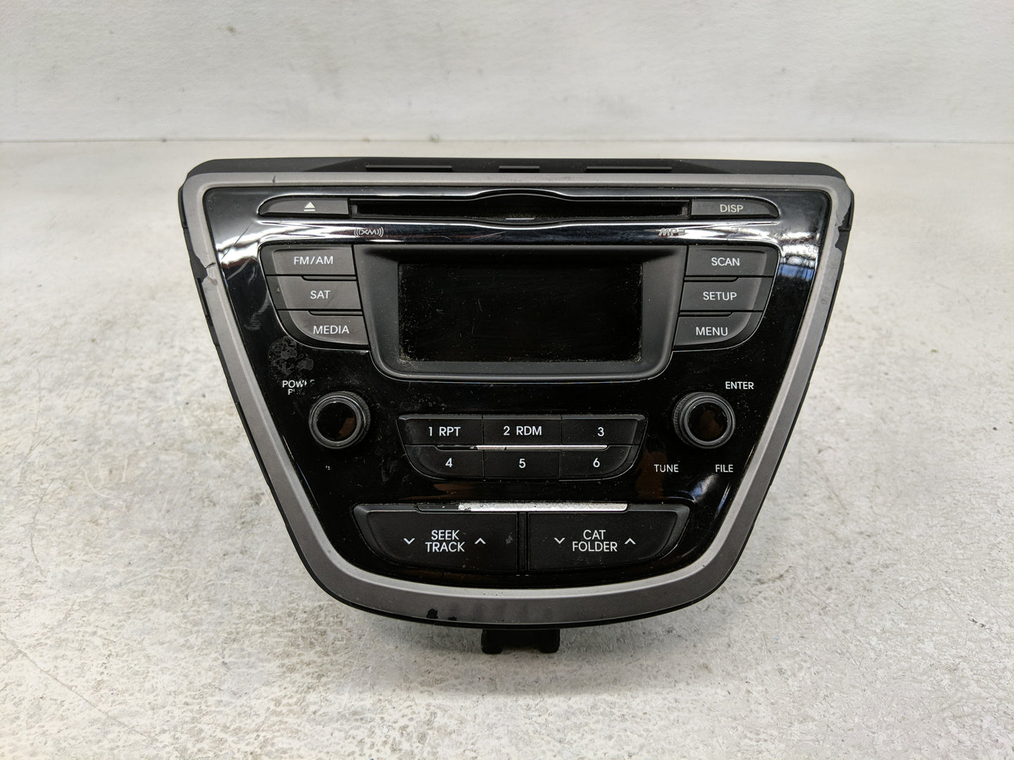 2014-2016 Hyundai Elantra Radio AM FM Cd Player Receiver Replacement P/N:96170-3X156GU Fits Fits 2014 2015 2016 OEM Used Aut