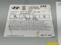 2014-2016 Hyundai Elantra Radio AM FM Cd Player Receiver Replacement P/N:96170-3X156GU Fits Fits 2014 2015 2016 OEM Used Aut