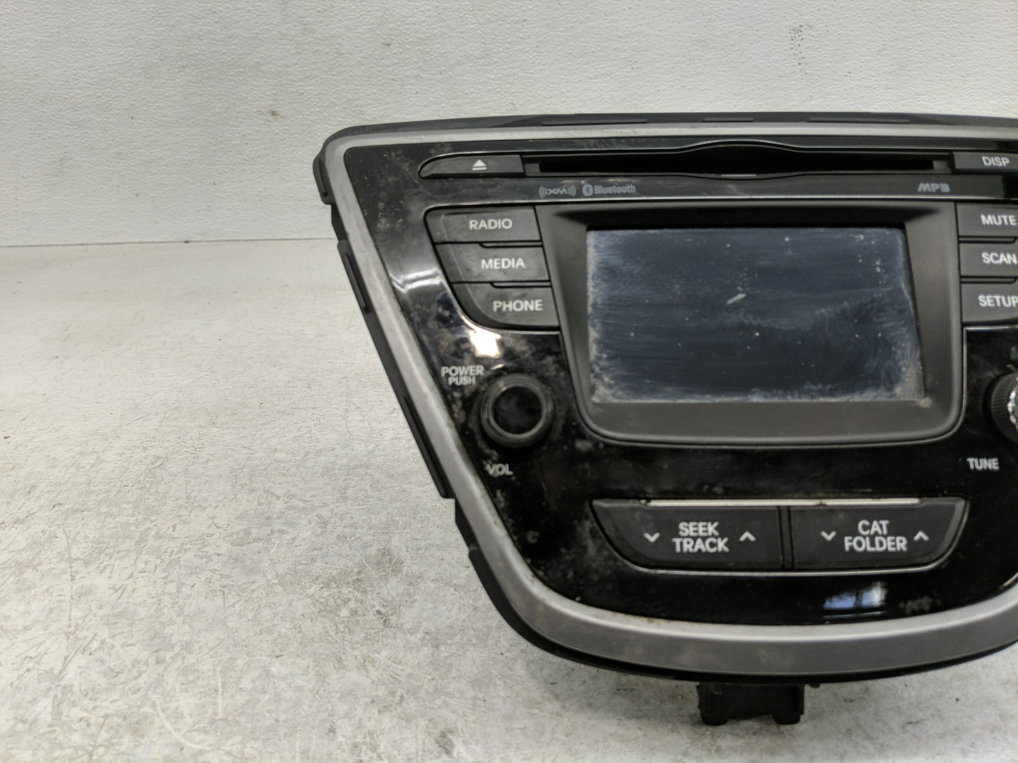 2014-2016 Hyundai Elantra Radio AM FM Cd Player Receiver Replacement P/N:96180-3X165GU Fits Fits 2014 2015 2016 OEM Used Aut