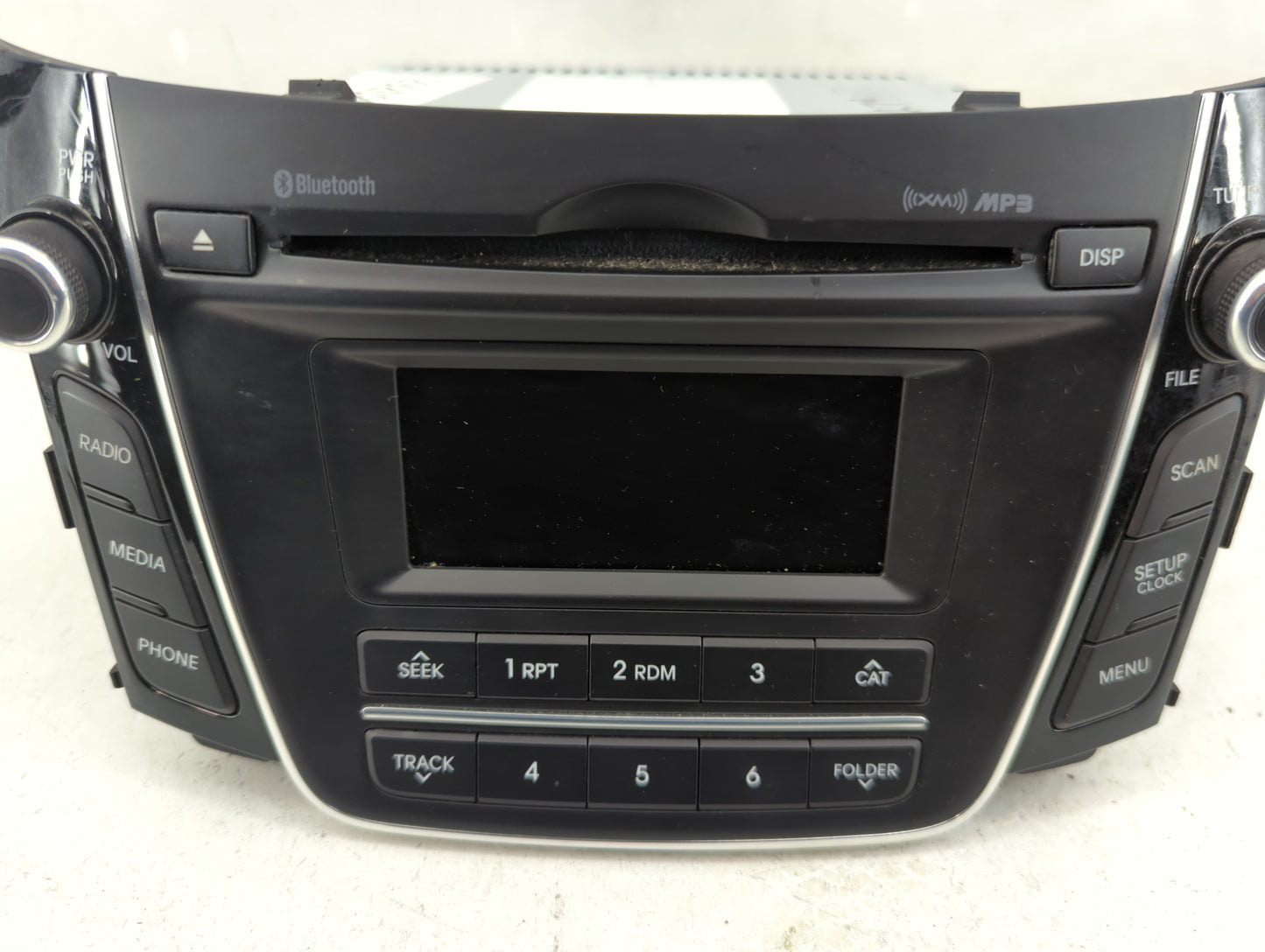 2016-2017 Hyundai Elantra Radio AM FM Cd Player Receiver Replacement P/N:96170-A5260GU Fits Fits 2016 2017 OEM Used Auto Par