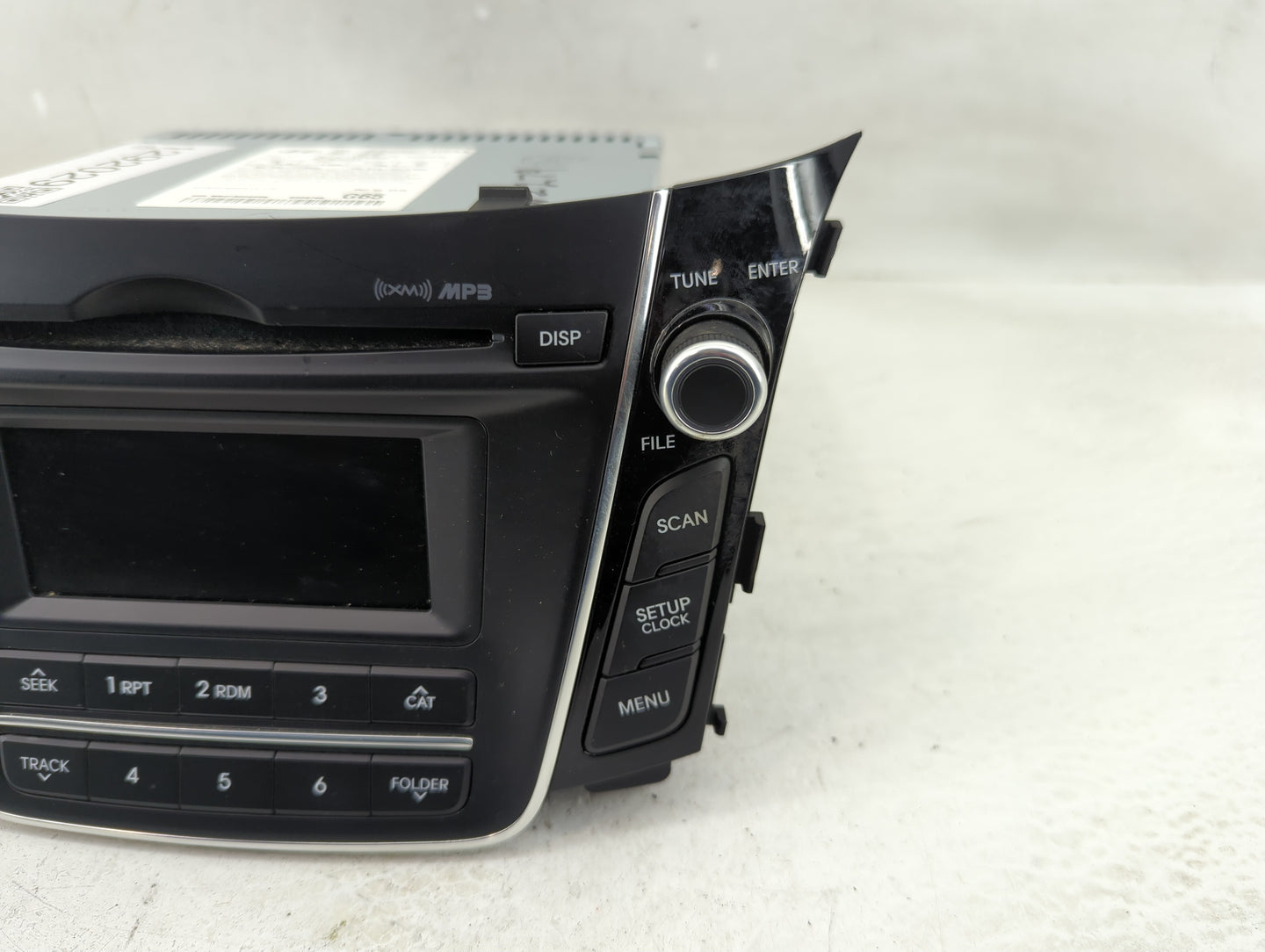 2016-2017 Hyundai Elantra Radio AM FM Cd Player Receiver Replacement P/N:96170-A5260GU Fits Fits 2016 2017 OEM Used Auto Par