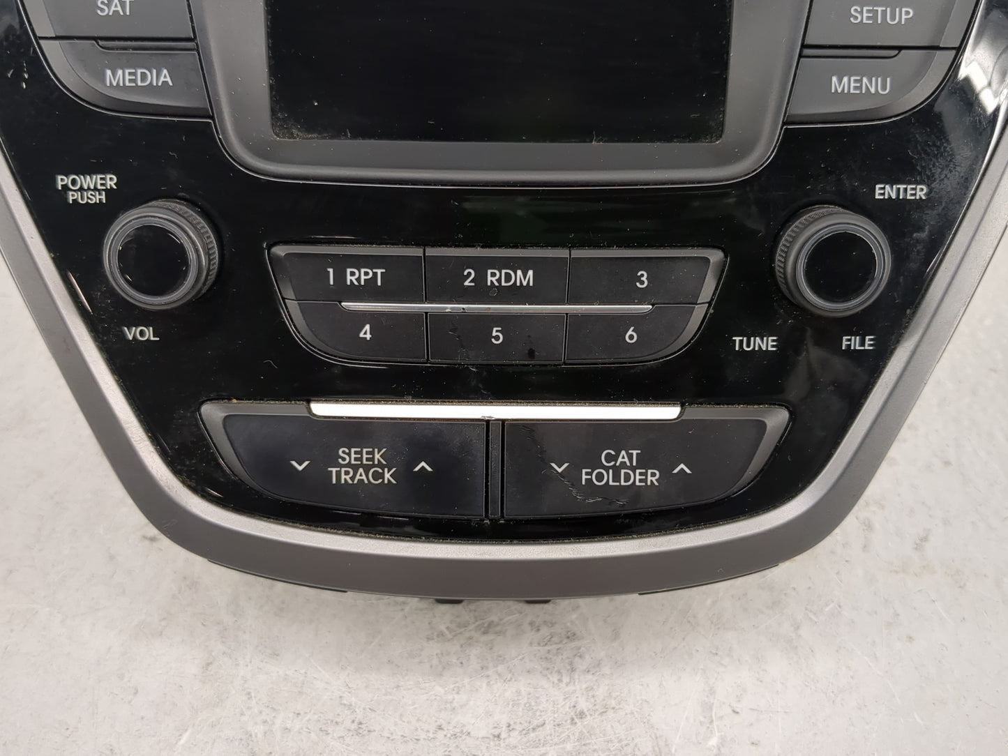 2014-2016 Hyundai Elantra Radio AM FM Cd Player Receiver Replacement P/N:96170-3X156GU Fits Fits 2014 2015 2016 OEM Used Aut
