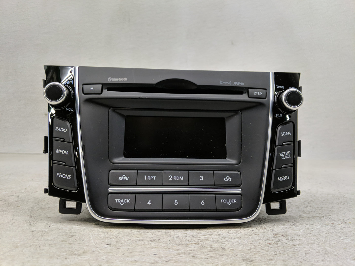 2016-2017 Hyundai Elantra Radio AM FM Cd Player Receiver Replacement P/N:96170-A5260GU Fits Fits 2016 2017 OEM Used Auto Par
