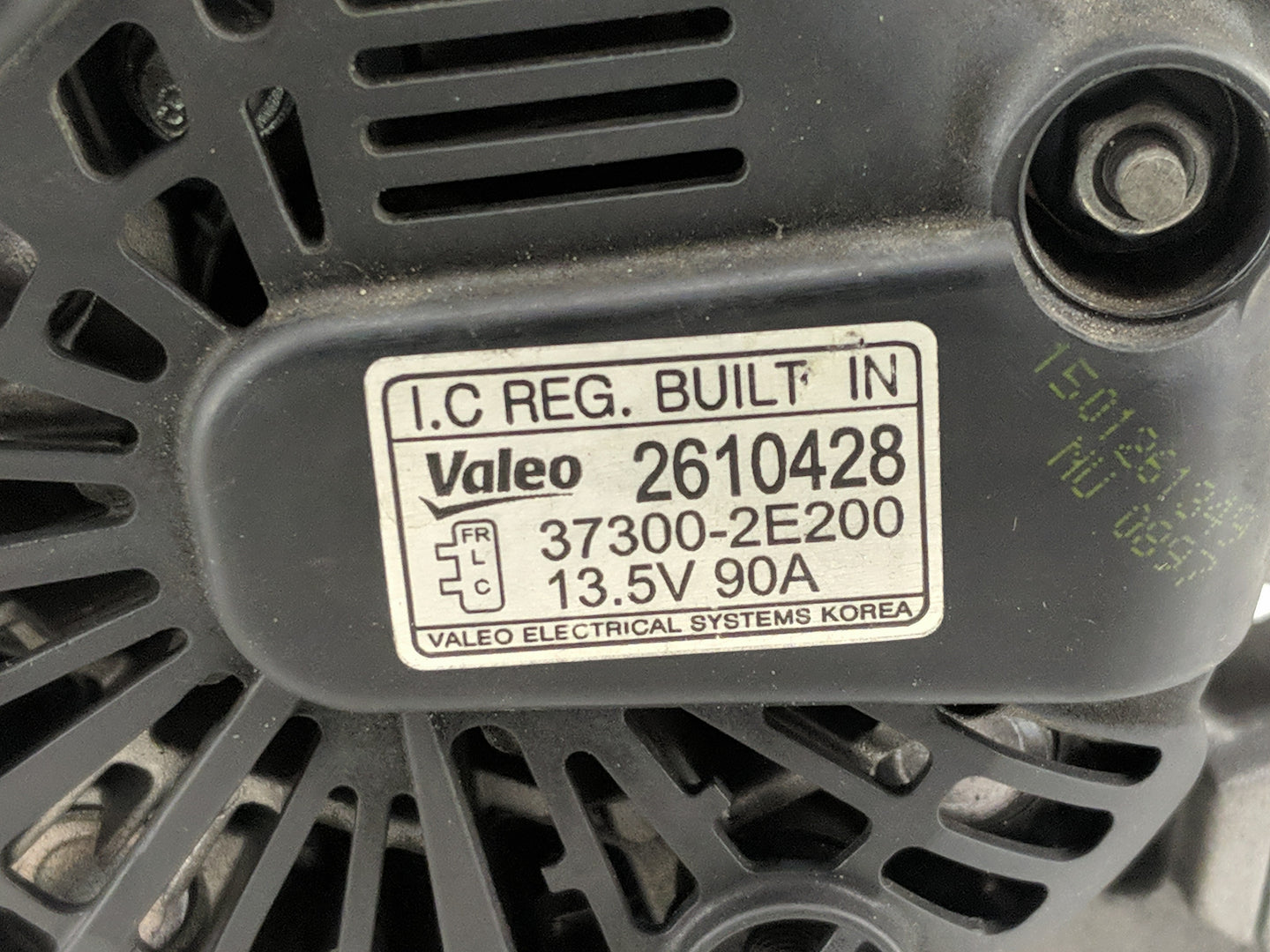 2011-2018 Hyundai Elantra Alternator Replacement Generator Charging Assembly Engine OEM P/N:37300-2E200 2610428 Fits OEM Use
