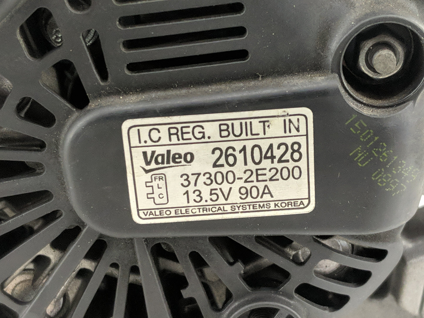 2011-2018 Hyundai Elantra Alternator Replacement Generator Charging Assembly Engine OEM P/N:37300-2E200 2610428 Fits OEM Use
