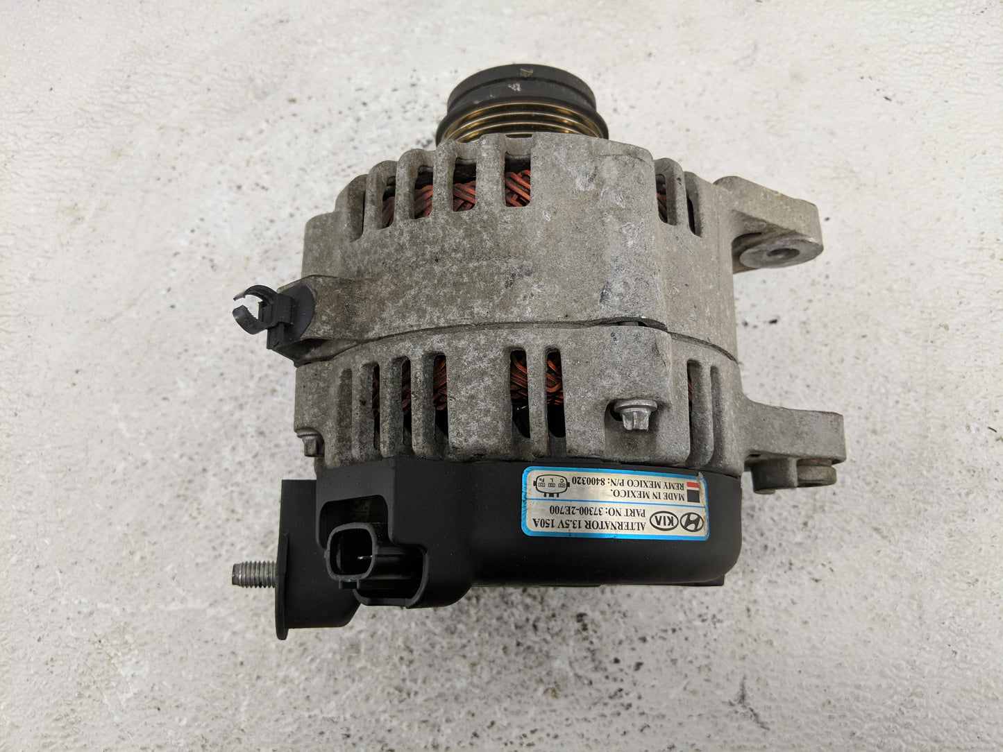 2016 Hyundai Elantra Alternator Replacement Generator Charging Assembly Engine OEM P/N:8400367 37300-2E720 Fits OEM Used Aut