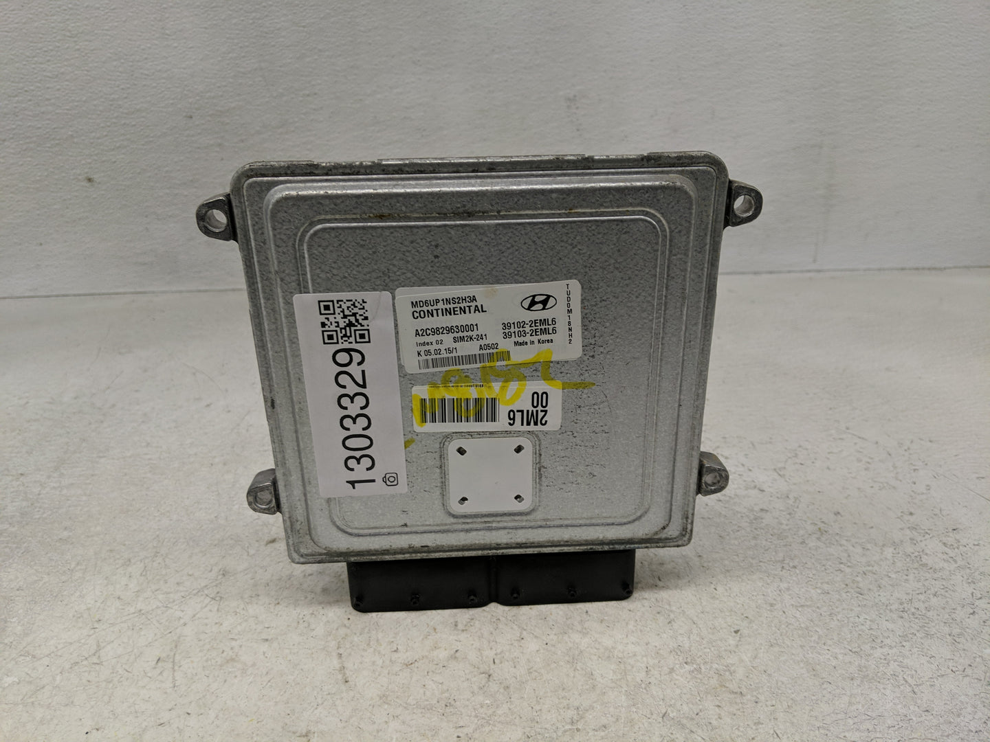 2014-2016 Hyundai Elantra PCM Engine Control Computer ECU ECM PCU OEM P/N:39103-2EML6 39102-2EML6 Fits Fits 2014 2015 2016 O