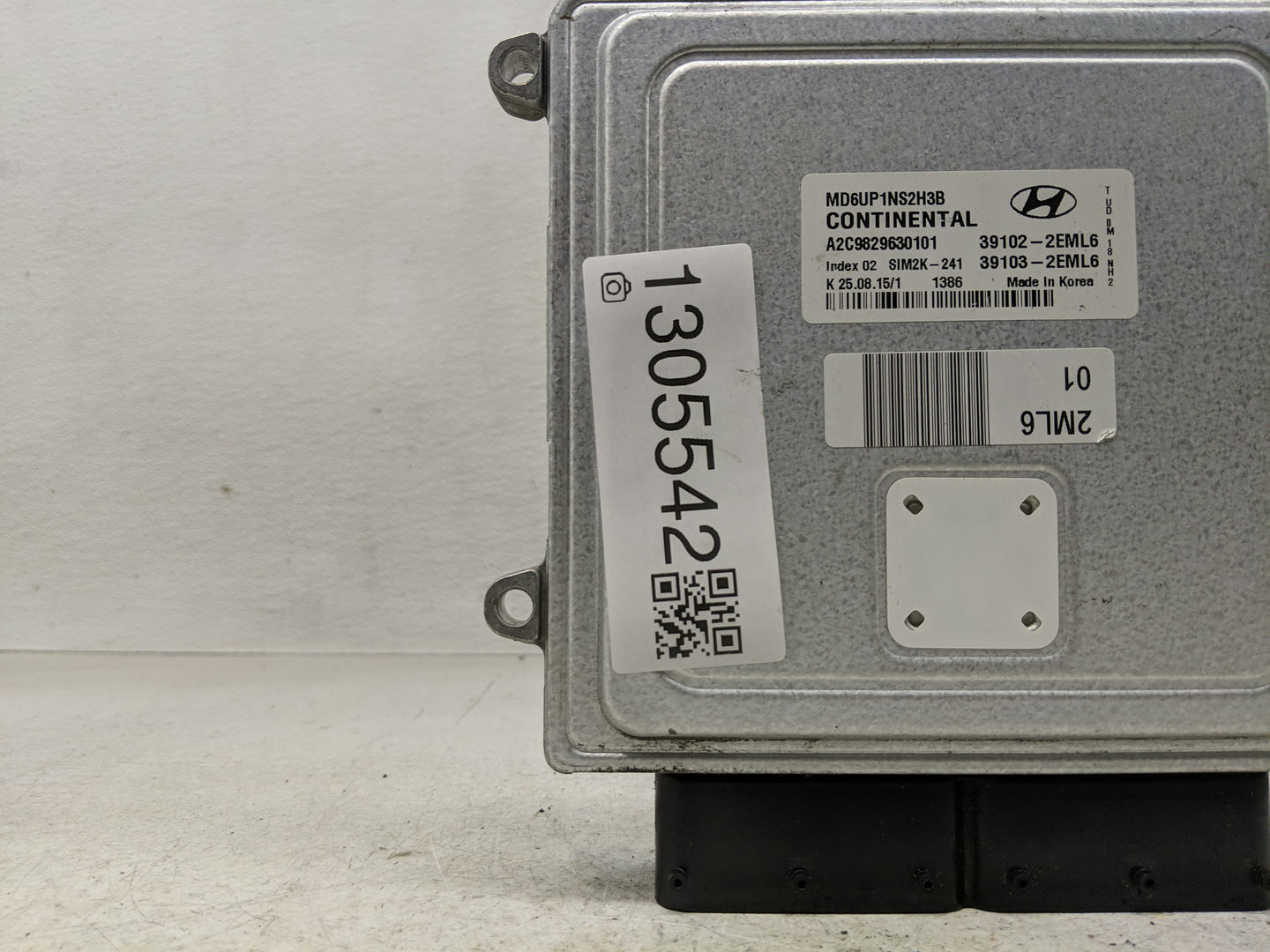 2014-2016 Hyundai Elantra PCM Engine Control Computer ECU ECM PCU OEM P/N:39103-2EML6 39102-2EML6 Fits Fits 2014 2015 2016 O