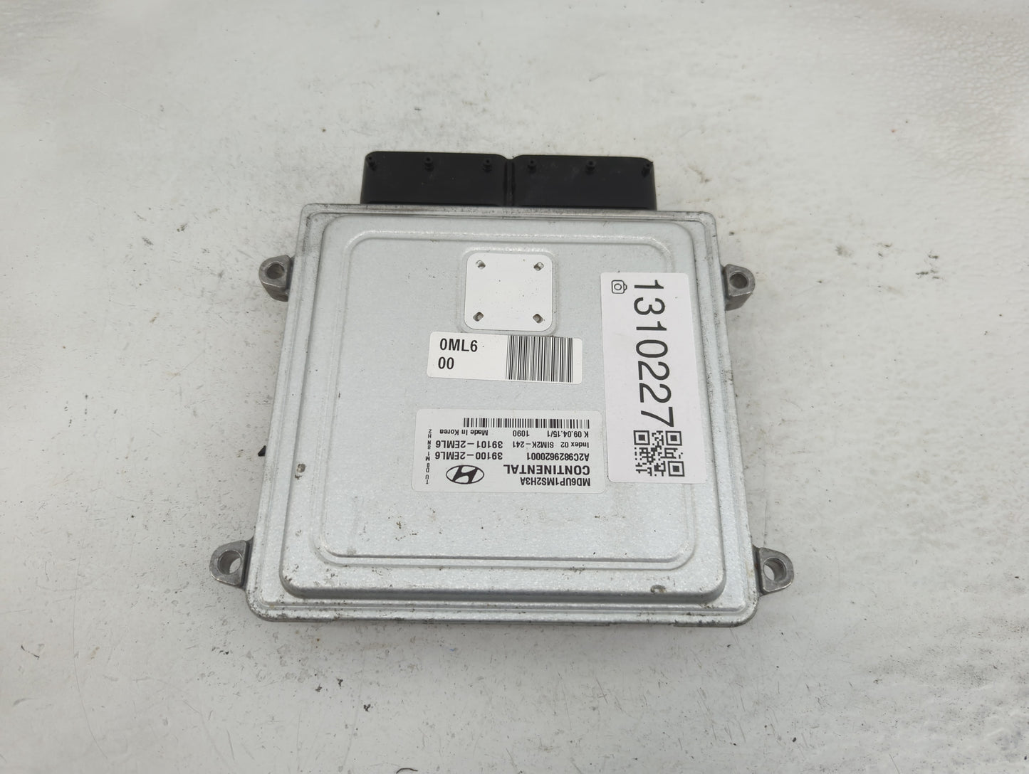 2014-2016 Hyundai Elantra PCM Engine Control Computer ECU ECM PCU OEM P/N:39101-2EML6 39100-2EML6 Fits Fits 2014 2015 2016 O