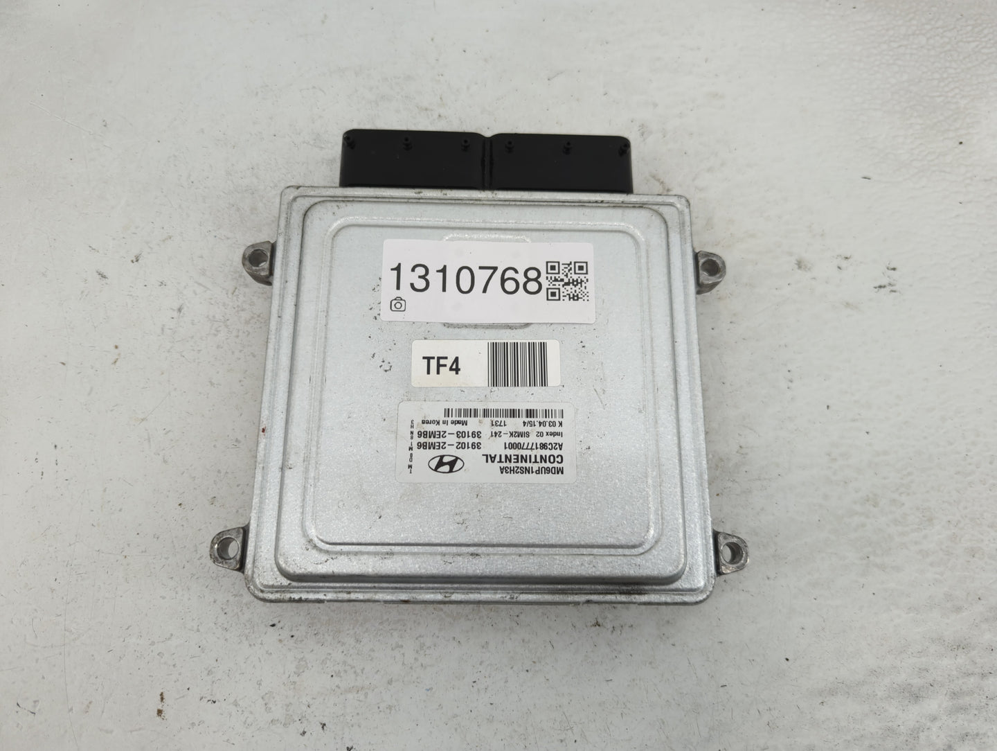 2014-2016 Hyundai Elantra PCM Engine Control Computer ECU ECM PCU OEM P/N:39103-2EMB6 39102-2EMB6 Fits Fits 2014 2015 2016 O