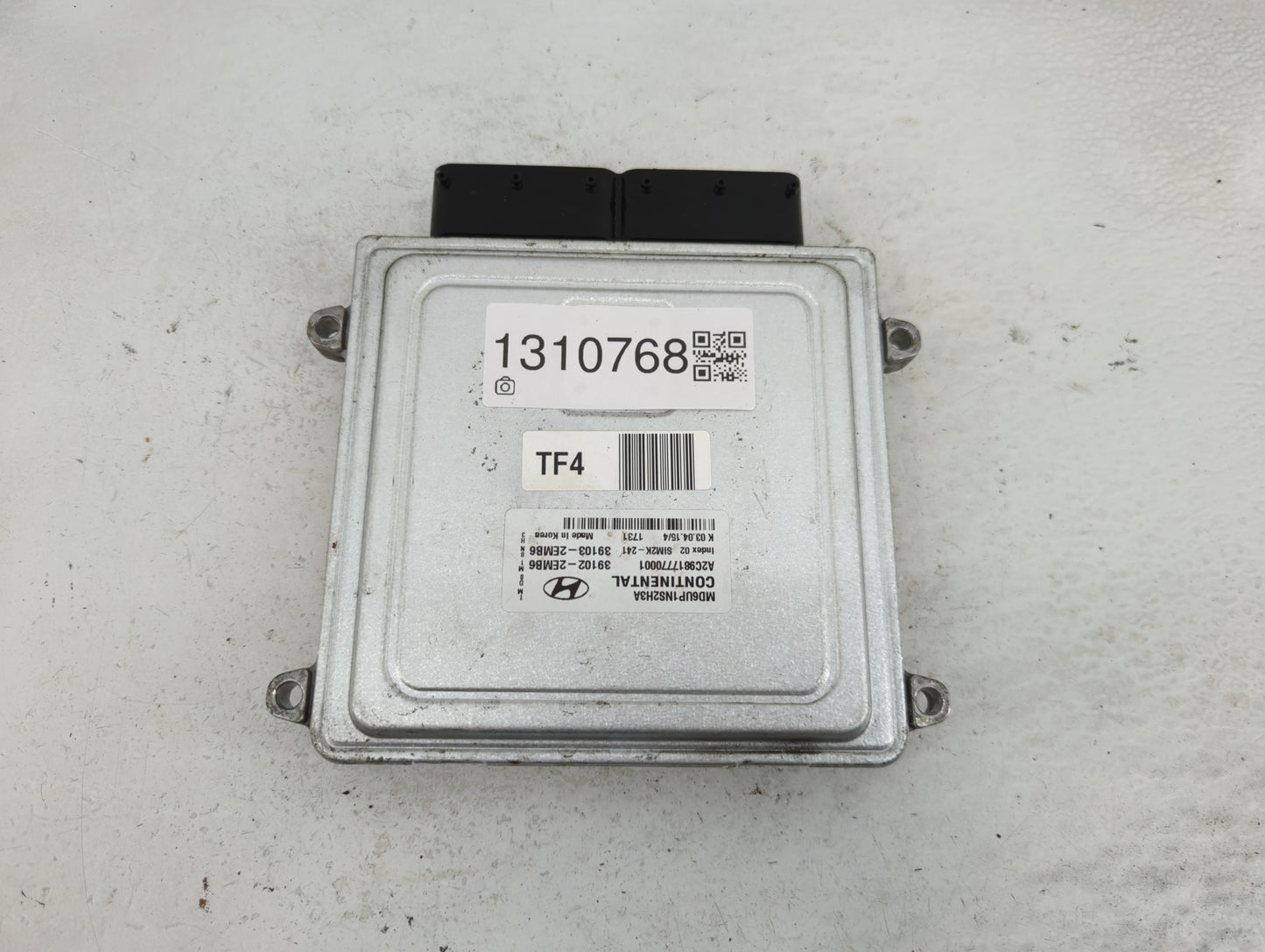 2014-2016 Hyundai Elantra PCM Engine Control Computer ECU ECM PCU OEM P/N:39103-2EMB6 39102-2EMB6 Fits Fits 2014 2015 2016 O
