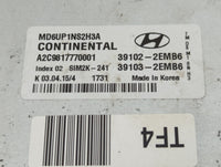 2014-2016 Hyundai Elantra PCM Engine Control Computer ECU ECM PCU OEM P/N:39103-2EMB6 39102-2EMB6 Fits Fits 2014 2015 2016 O