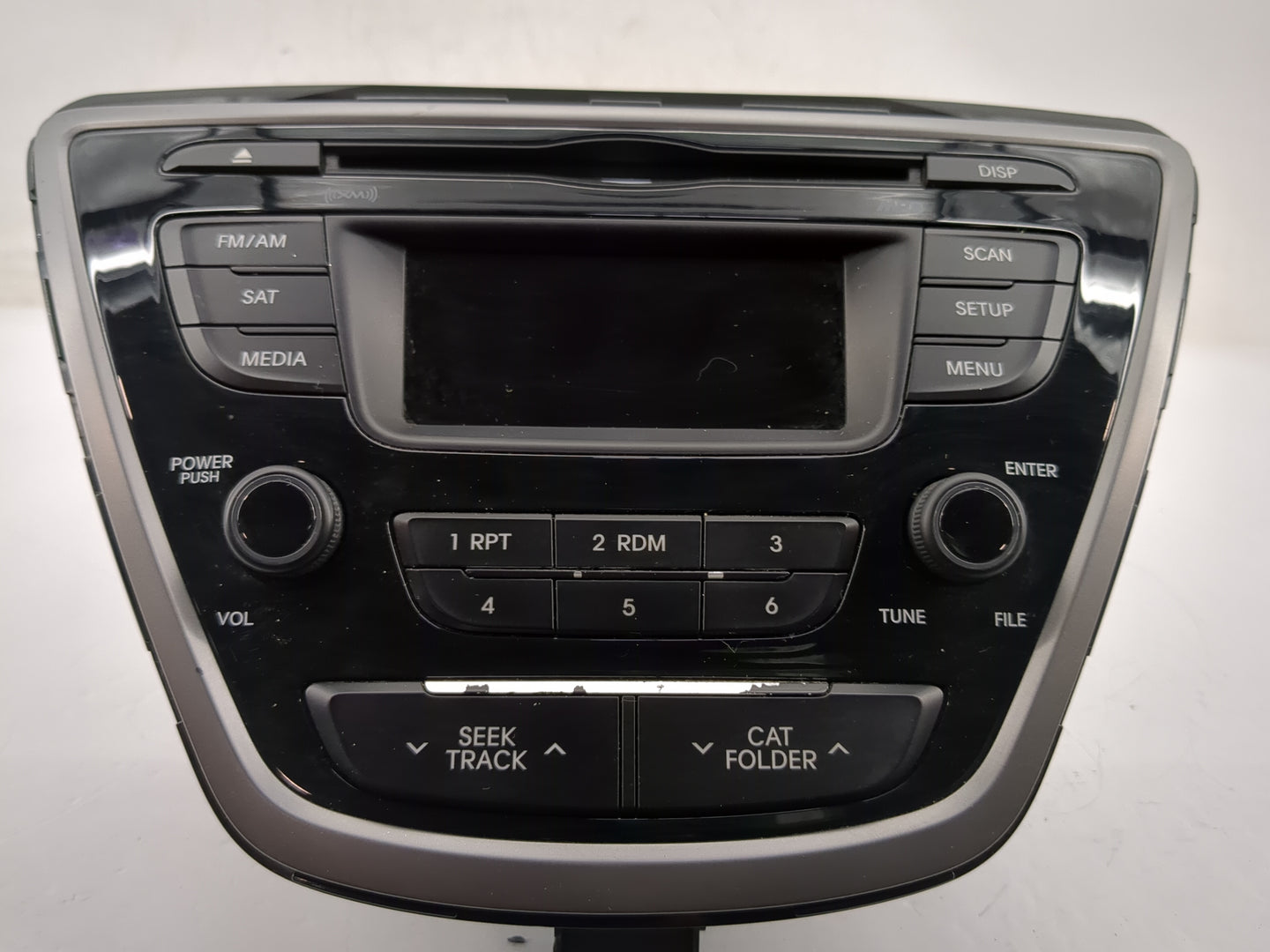 2014-2016 Hyundai Elantra Radio AM FM Cd Player Receiver Replacement P/N:96170-3X156GU Fits Fits 2014 2015 2016 OEM Used Aut