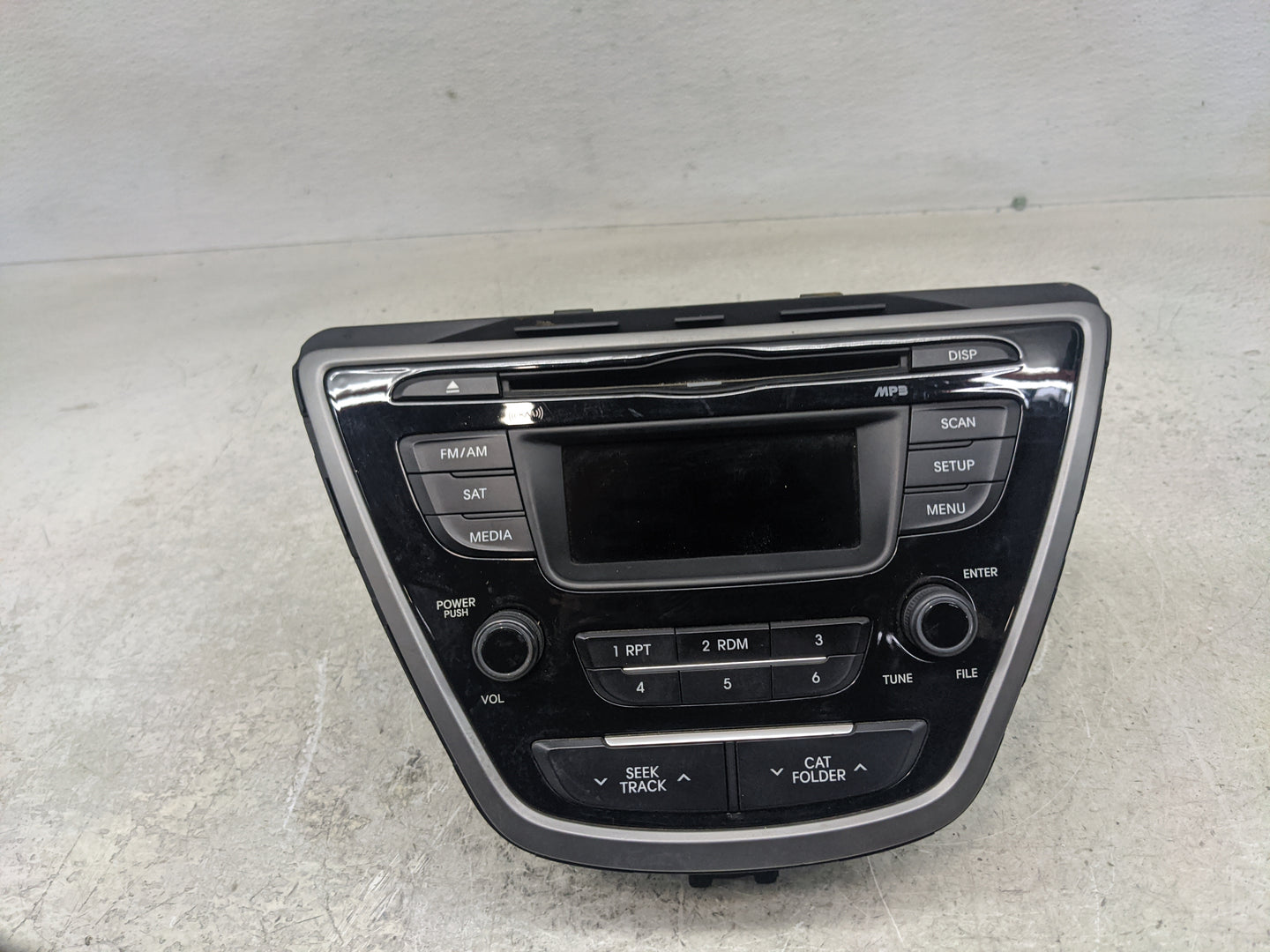 2014-2016 Hyundai Elantra Radio AM FM Cd Player Receiver Replacement P/N:61014035 96170-3X156GU Fits Fits 2014 2015 2016 OEM