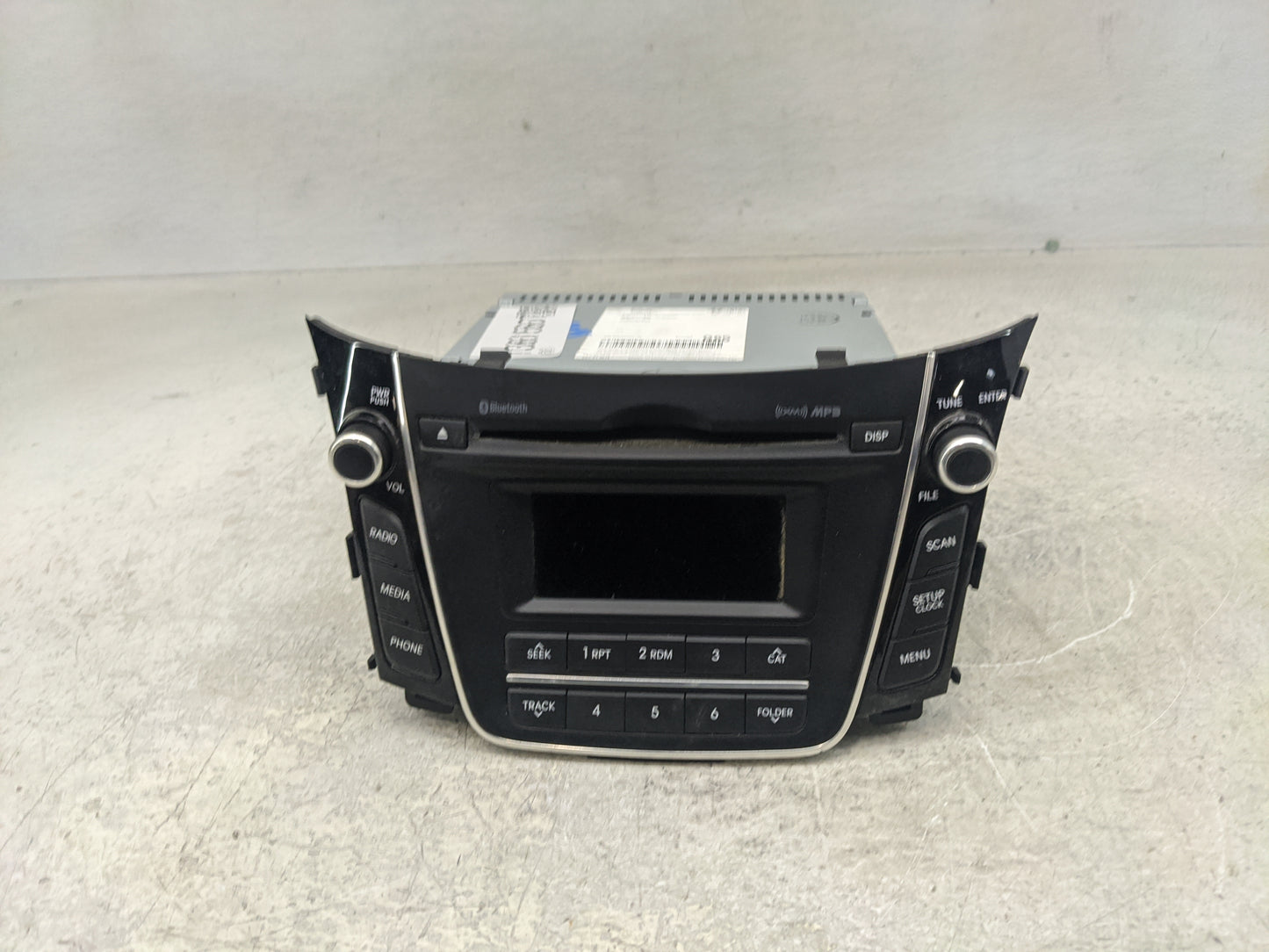 2016-2017 Hyundai Elantra Radio AM FM Cd Player Receiver Replacement P/N:96170-A5260GU Fits Fits 2016 2017 OEM Used Auto Par