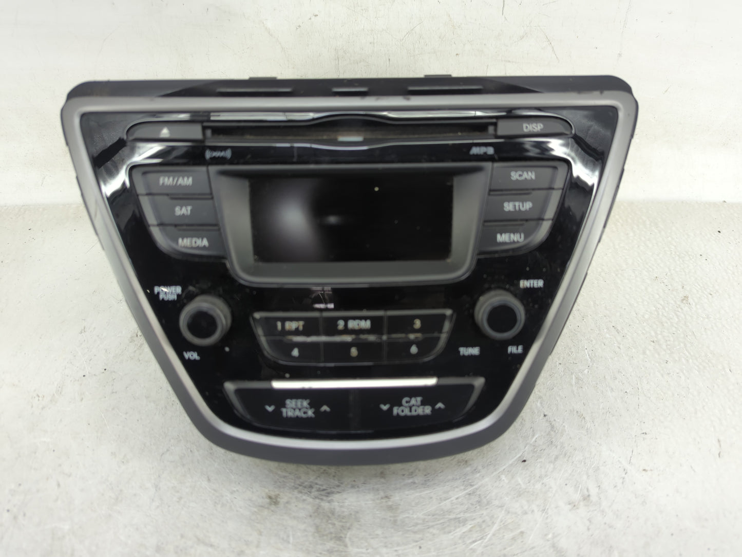 2014-2016 Hyundai Elantra Radio AM FM Cd Player Receiver Replacement P/N:96170-3X156GU Fits Fits 2014 2015 2016 OEM Used Aut