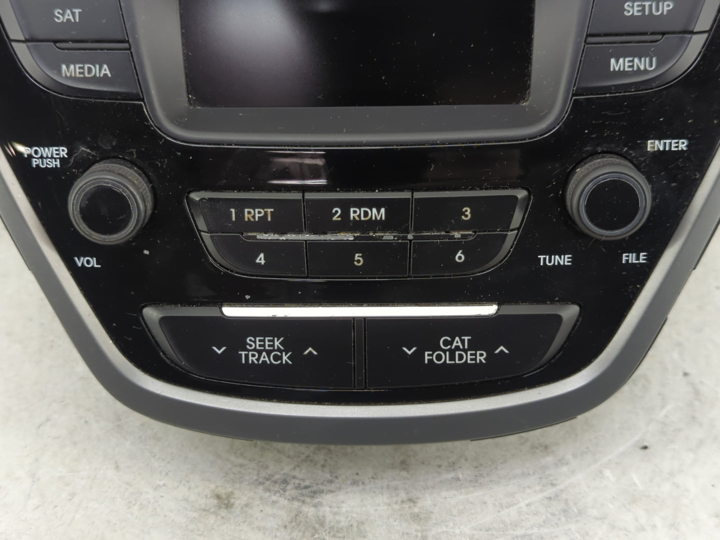 2014-2016 Hyundai Elantra Radio AM FM Cd Player Receiver Replacement P/N:96170-3X156GU Fits Fits 2014 2015 2016 OEM Used Aut