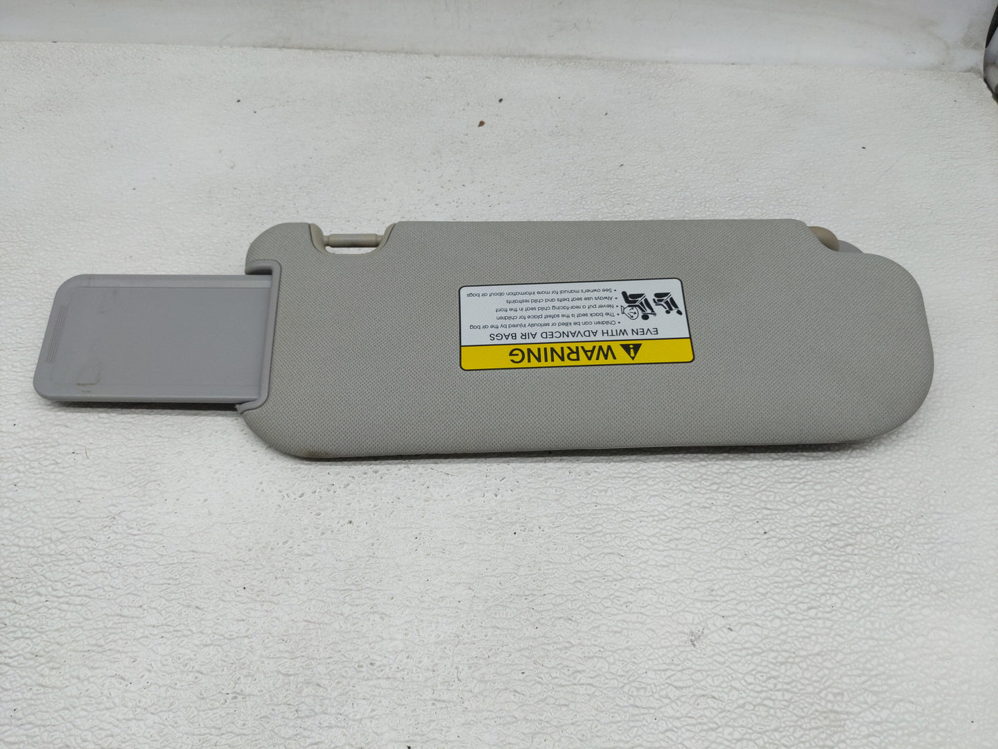 2013-2017 Hyundai Elantra Sun Visor Shade Replacement Driver Left Mirror Fits Fits 2013 2014 2015 2016 2017 OEM Used Auto Pa