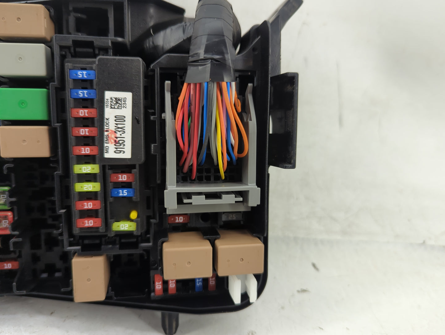 2014-2016 Hyundai Elantra Fusebox Fuse Box Panel Relay Module P/N:91265 3X060A Fits Fits 2014 2015 2016 OEM Used Auto Parts 