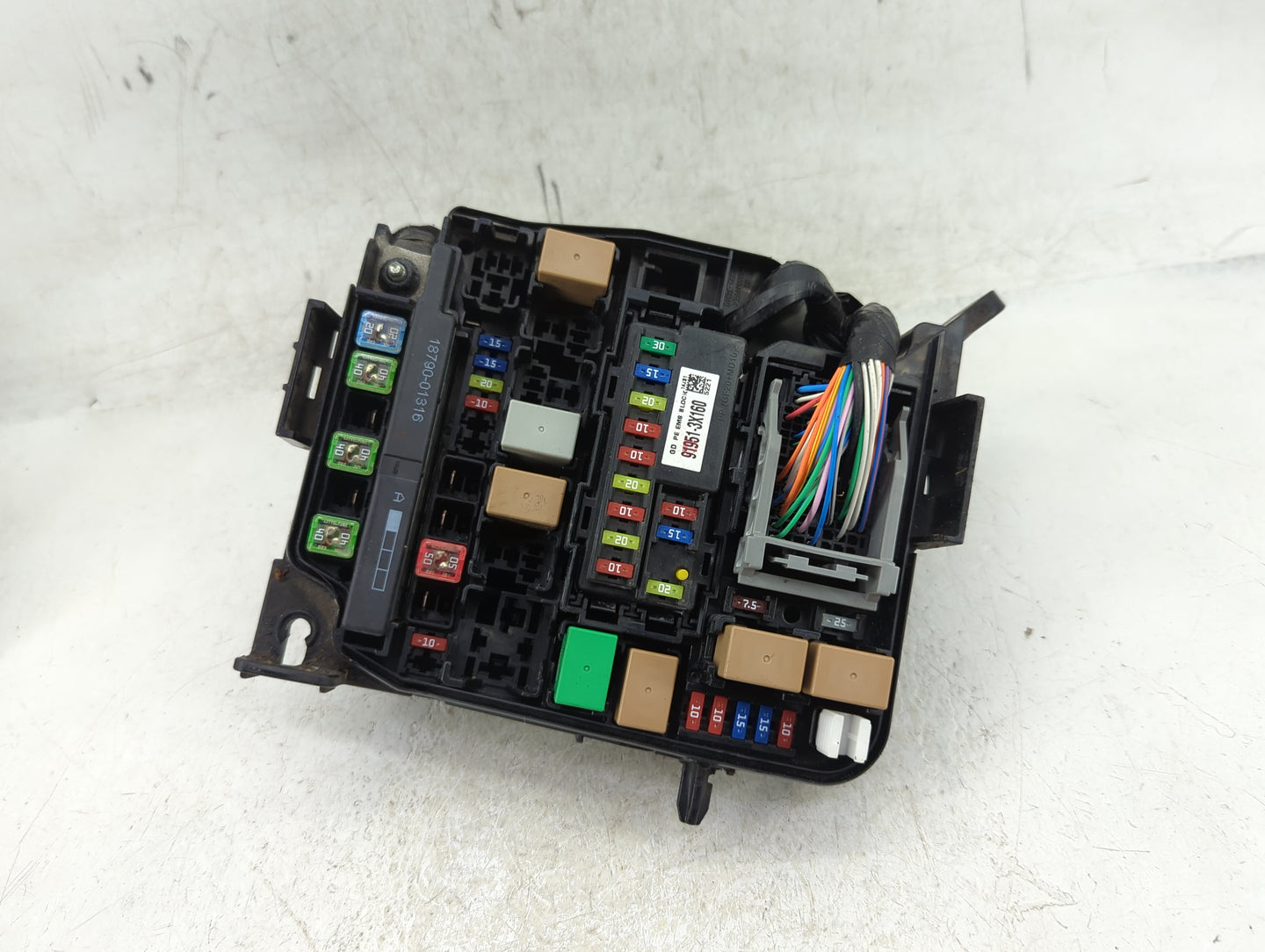 2016-2017 Hyundai Elantra Fusebox Fuse Box Panel Relay Module P/N:91248 A5400A Fits Fits 2016 2017 OEM Used Auto Parts - Oem