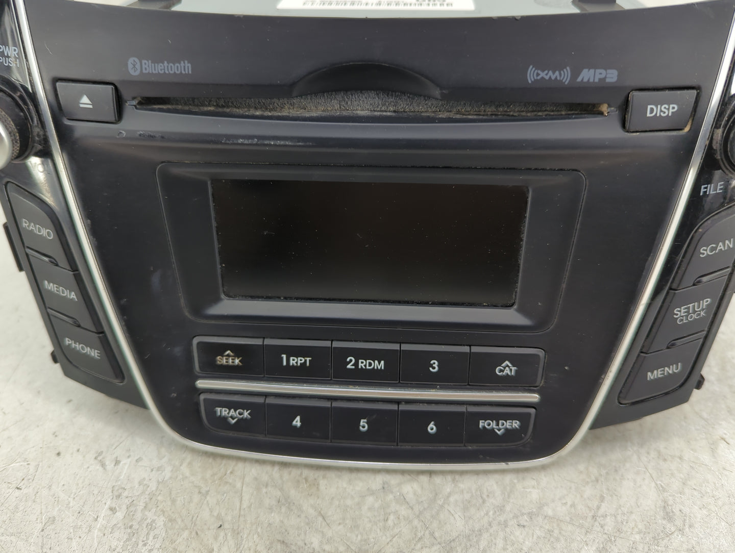 2016-2017 Hyundai Elantra Radio AM FM Cd Player Receiver Replacement P/N:96170-A5260G Fits Fits 2016 2017 OEM Used Auto Part