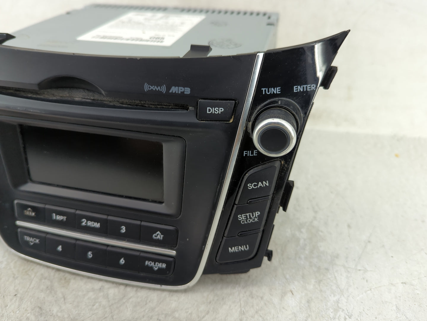2016-2017 Hyundai Elantra Radio AM FM Cd Player Receiver Replacement P/N:96170-A5260G Fits Fits 2016 2017 OEM Used Auto Part