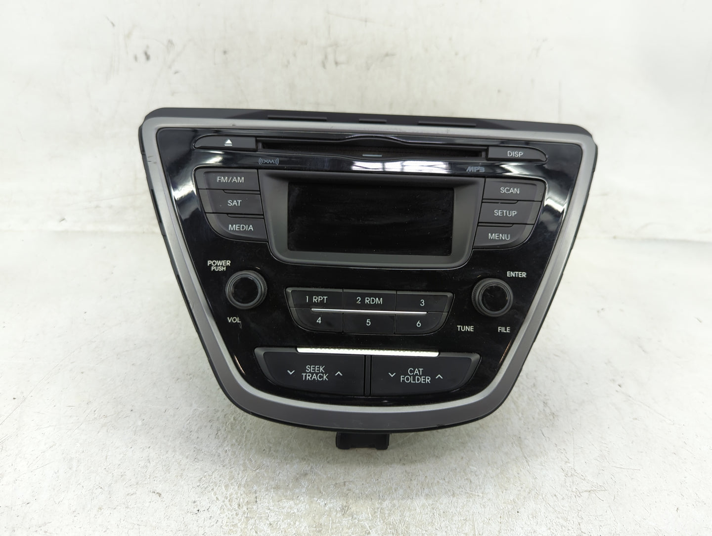 2014-2016 Hyundai Elantra Radio AM FM Cd Player Receiver Replacement P/N:96170-3X156GU Fits Fits 2014 2015 2016 OEM Used Aut