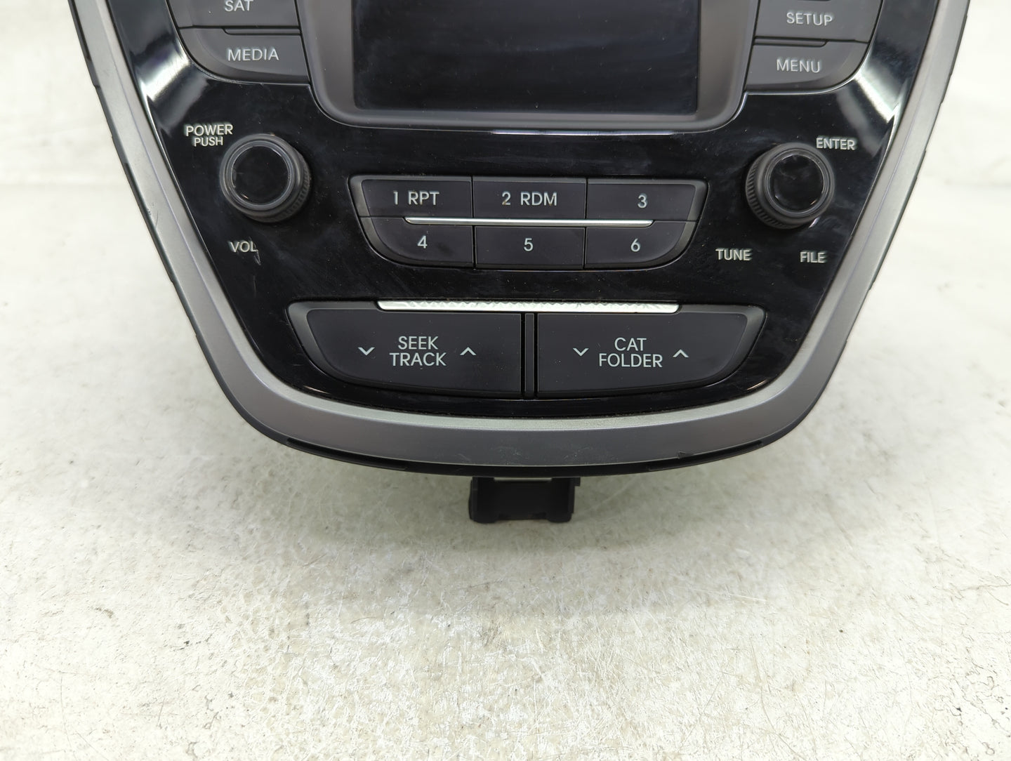 2014-2016 Hyundai Elantra Radio AM FM Cd Player Receiver Replacement P/N:96170-3X156GU Fits Fits 2014 2015 2016 OEM Used Aut