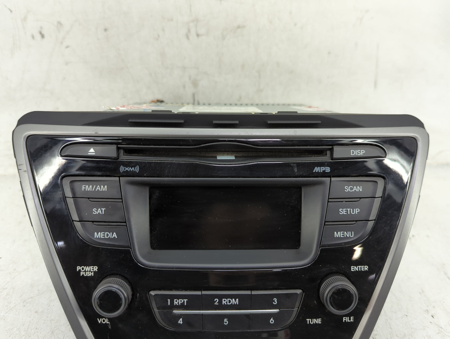 2014-2016 Hyundai Elantra Radio AM FM Cd Player Receiver Replacement P/N:96170-3X156GU Fits Fits 2014 2015 2016 OEM Used Aut
