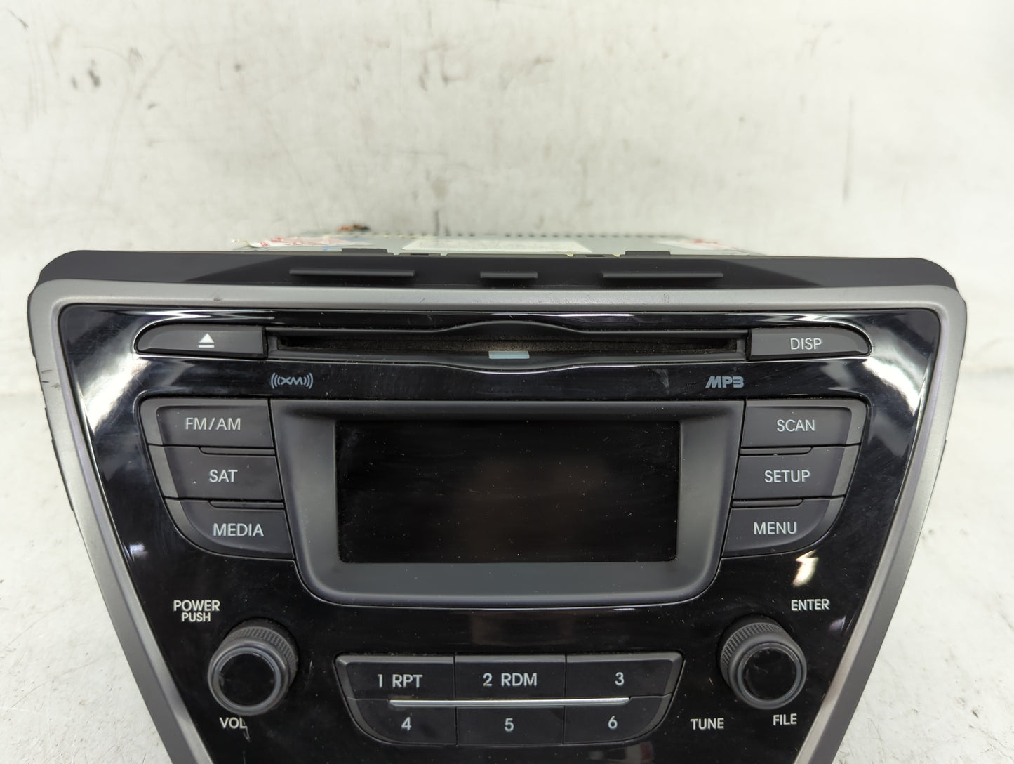 2014-2016 Hyundai Elantra Radio AM FM Cd Player Receiver Replacement P/N:96170-3X156GU Fits Fits 2014 2015 2016 OEM Used Aut