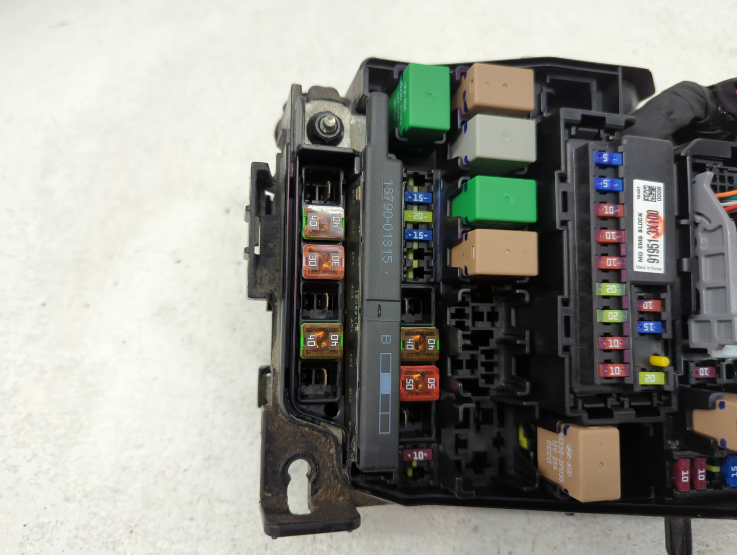 2014-2016 Hyundai Elantra Fusebox Fuse Box Panel Relay Module P/N:91951-3X710 Fits Fits 2014 2015 2016 OEM Used Auto Parts -