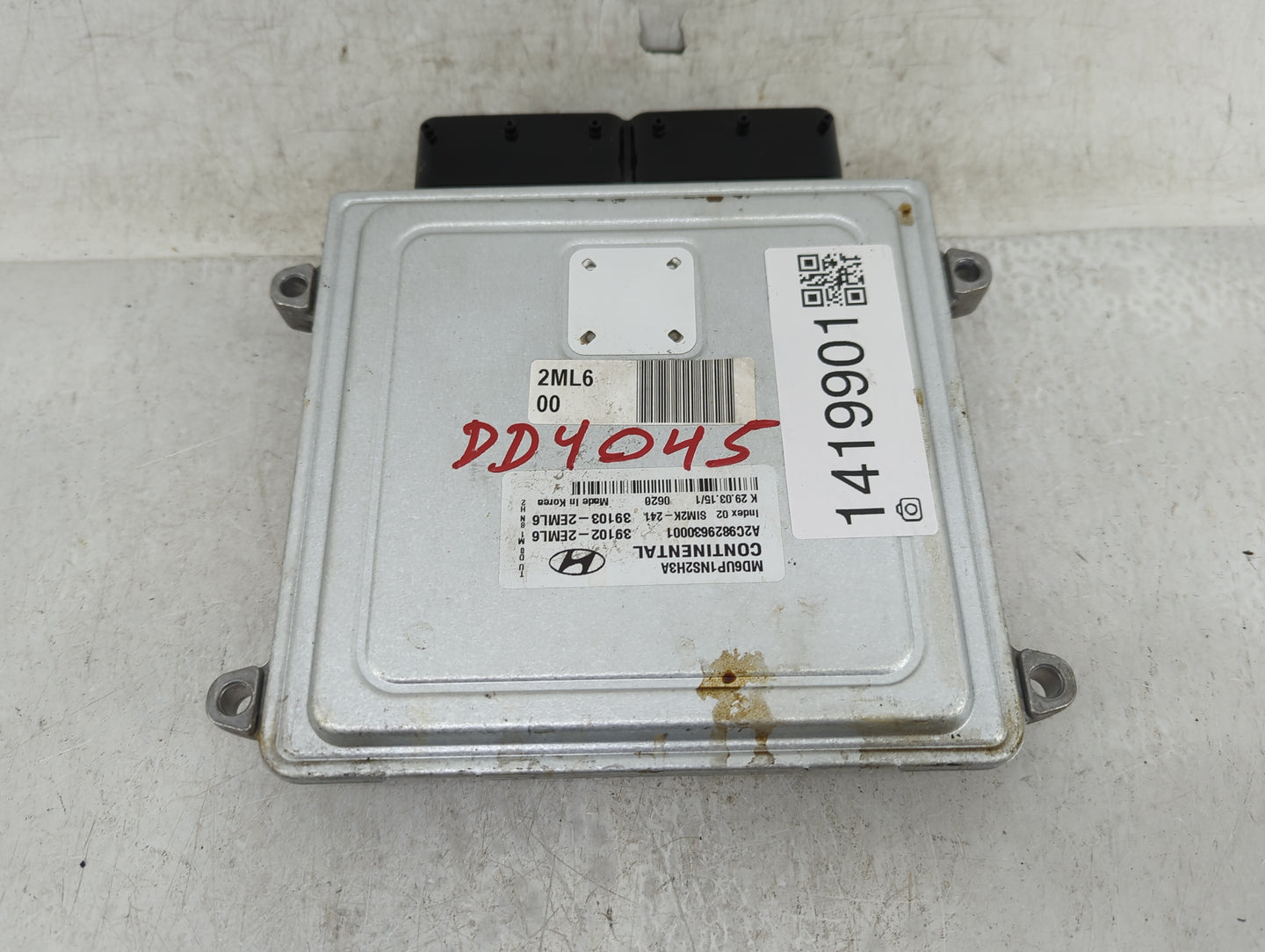 2014-2016 Hyundai Elantra PCM Engine Control Computer ECU ECM PCU OEM P/N:39103-2EML6 39102-2EML6 Fits Fits 2014 2015 2016 O