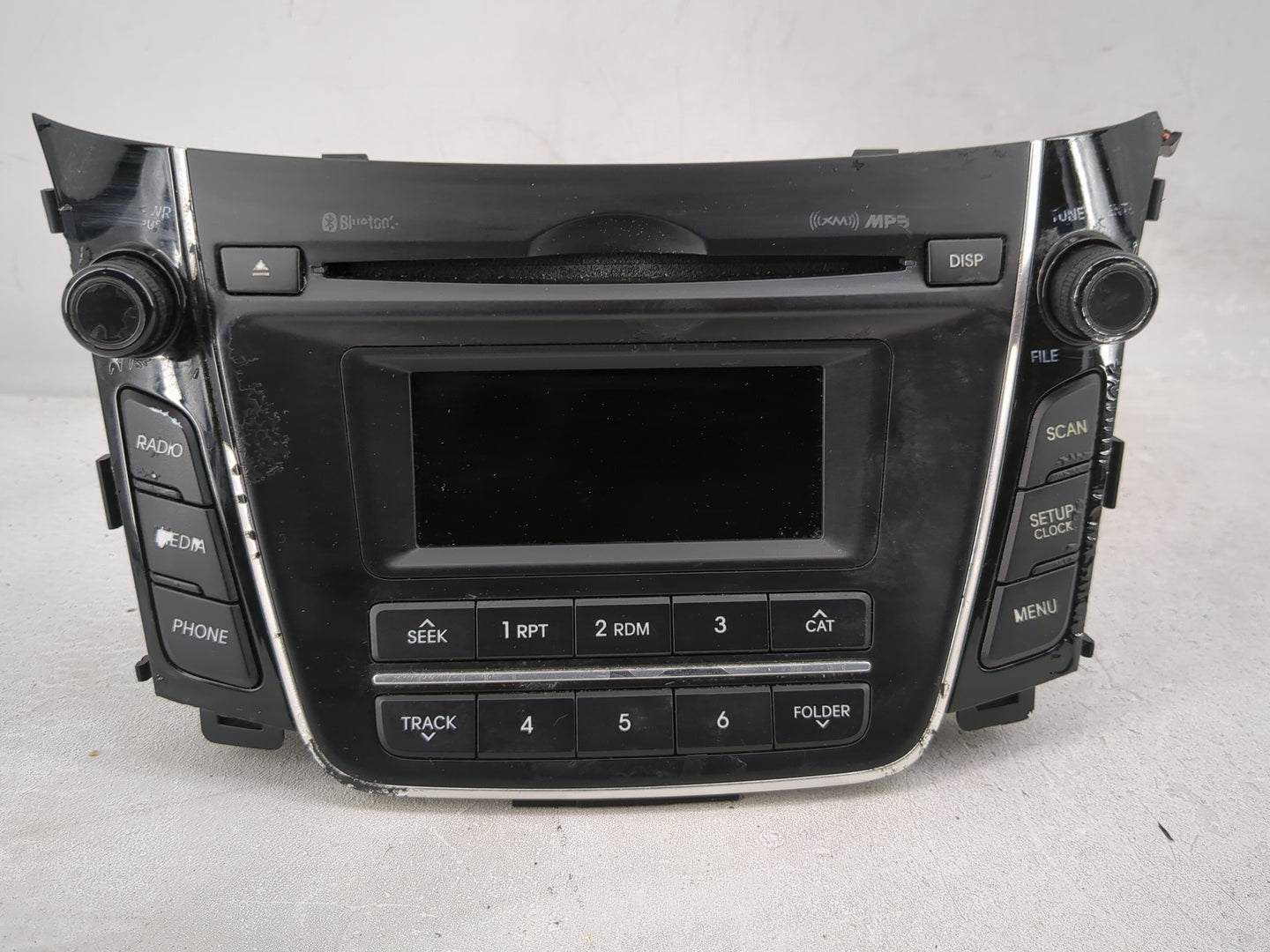 2016-2017 Hyundai Elantra Radio AM FM Cd Player Receiver Replacement P/N:96170-A5270GU Fits Fits 2016 2017 OEM Used Auto Par