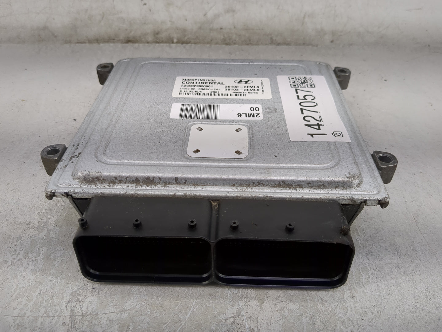 2014-2016 Hyundai Elantra PCM Engine Control Computer ECU ECM PCU OEM P/N:39102-2EML6 Fits Fits 2014 2015 2016 OEM Used Auto