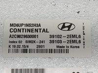 2014-2016 Hyundai Elantra PCM Engine Control Computer ECU ECM PCU OEM P/N:39102-2EML6 Fits Fits 2014 2015 2016 OEM Used Auto