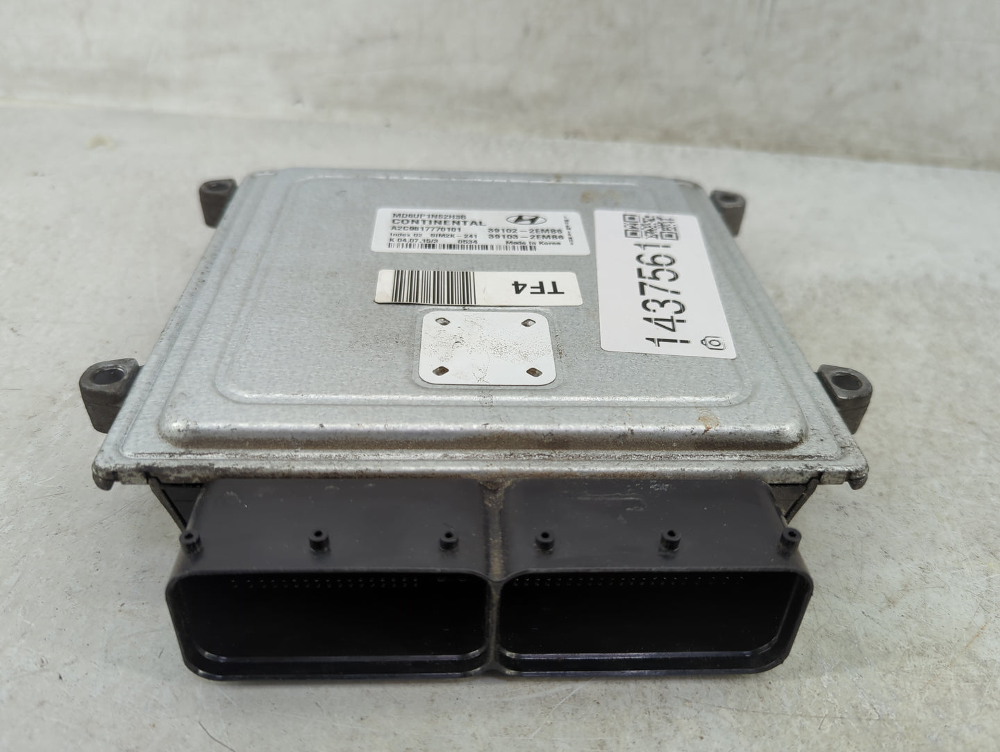 2014-2016 Hyundai Elantra PCM Engine Control Computer ECU ECM PCU OEM P/N:39102-2EMB6 39103-2EMB6 Fits Fits 2014 2015 2016 O