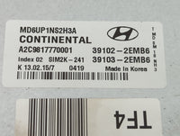 2014-2016 Hyundai Elantra PCM Engine Control Computer ECU ECM PCU OEM P/N:MD6UP1NS2H3A A2C9817770001 Fits Fits 2014 2015 201