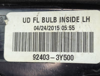 2014-2016 Hyundai Elantra Tail Light Assembly Driver Left OEM P/N:92403-3Y500 Fits Fits 2014 2015 2016 OEM Used Auto Parts -