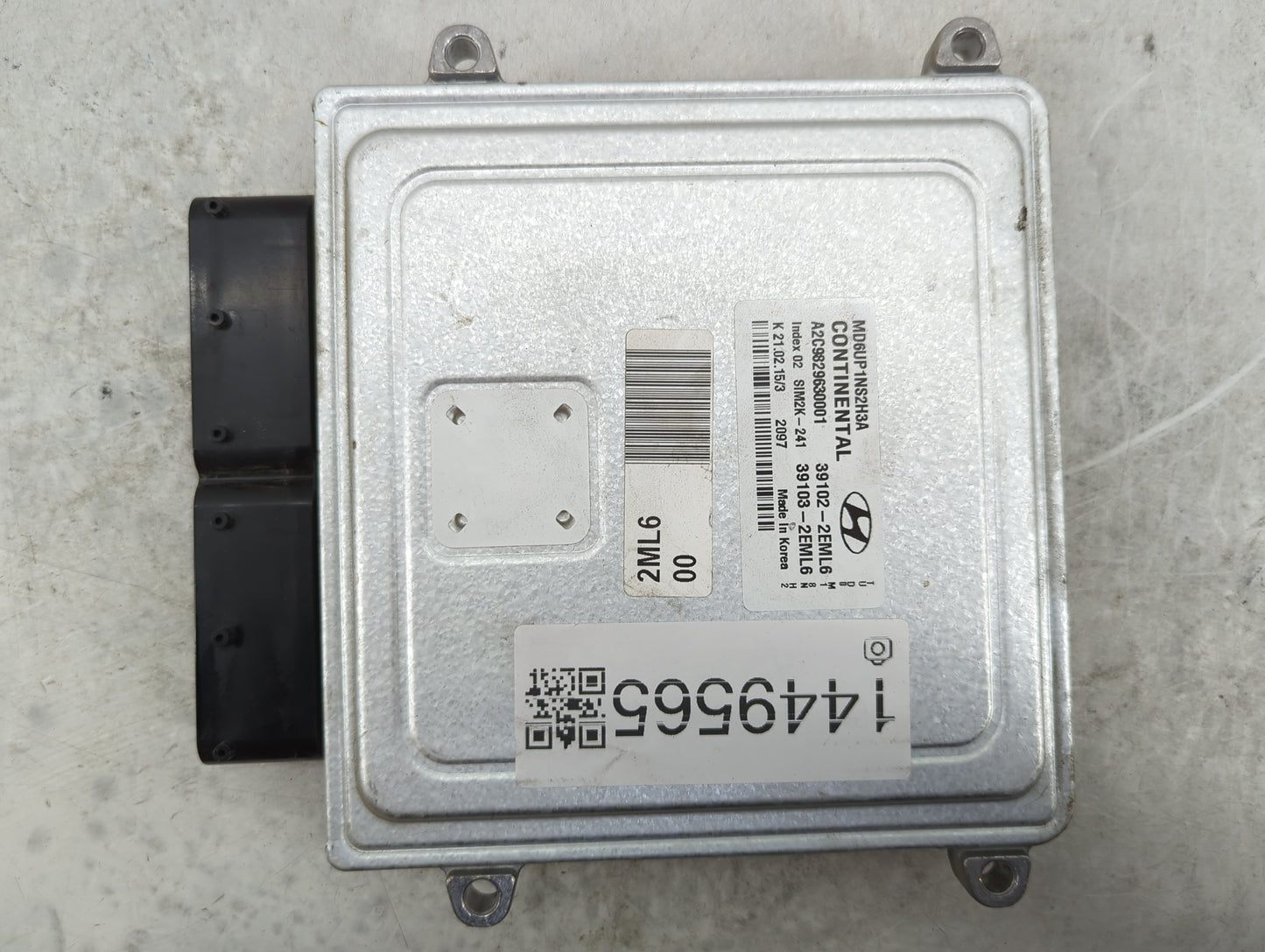 2014-2016 Hyundai Elantra PCM Engine Control Computer ECU ECM PCU OEM P/N:39103-2EML6 39102-2EML6 Fits Fits 2014 2015 2016 O