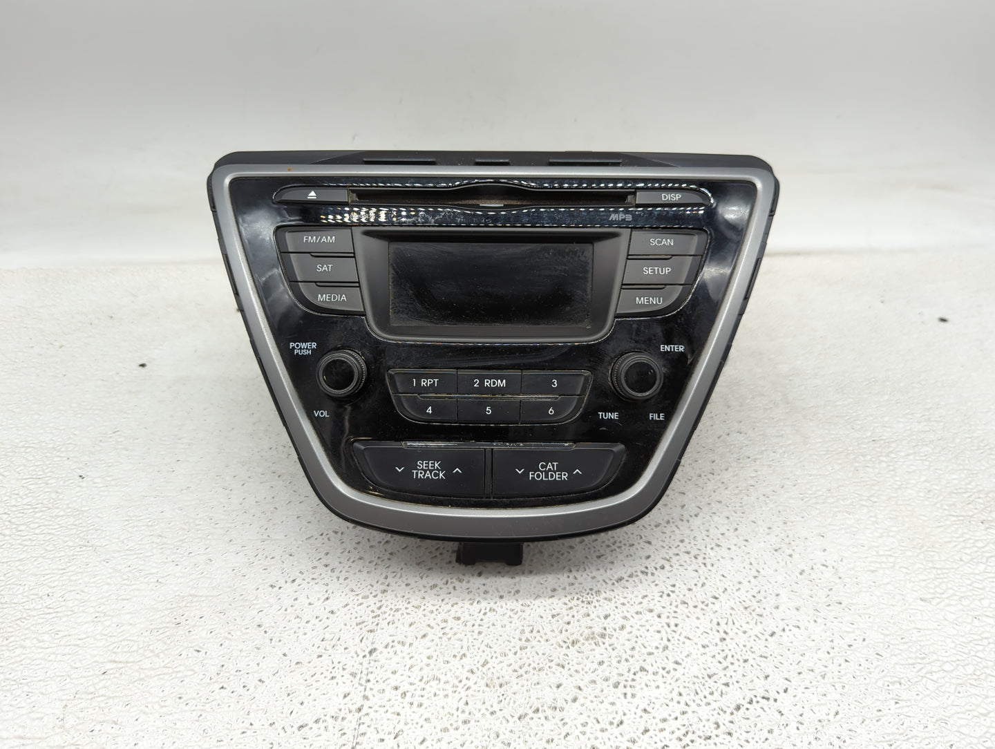 2014-2016 Hyundai Elantra Radio AM FM Cd Player Receiver Replacement P/N:96170-3X156GU Fits Fits 2014 2015 2016 OEM Used Aut