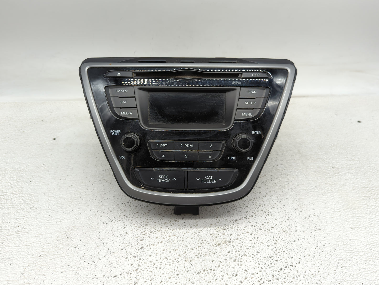 2014-2016 Hyundai Elantra Radio AM FM Cd Player Receiver Replacement P/N:96170-3X156GU Fits Fits 2014 2015 2016 OEM Used Aut