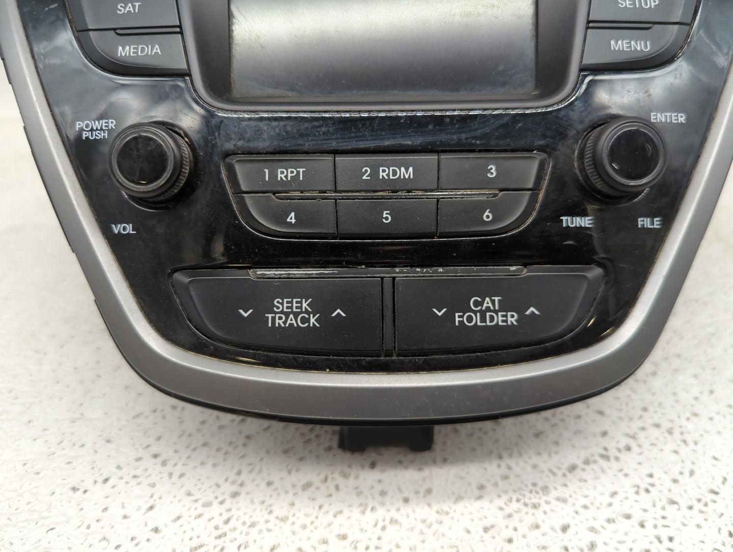 2014-2016 Hyundai Elantra Radio AM FM Cd Player Receiver Replacement P/N:96170-3X156GU Fits Fits 2014 2015 2016 OEM Used Aut