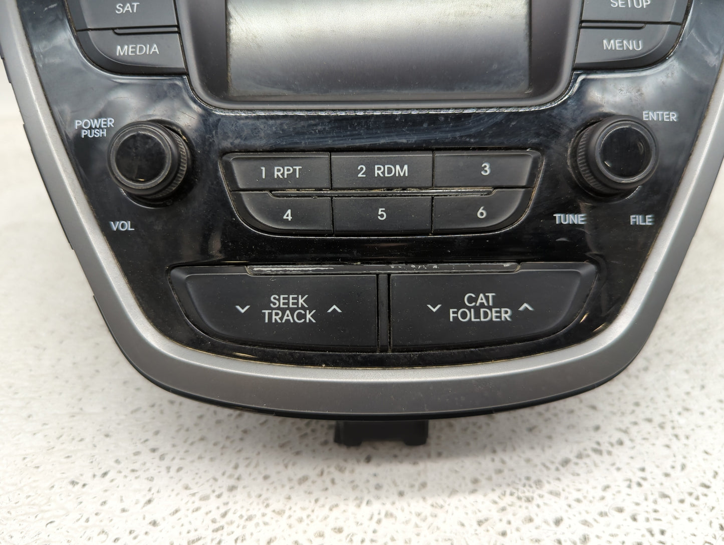 2014-2016 Hyundai Elantra Radio AM FM Cd Player Receiver Replacement P/N:96170-3X156GU Fits Fits 2014 2015 2016 OEM Used Aut