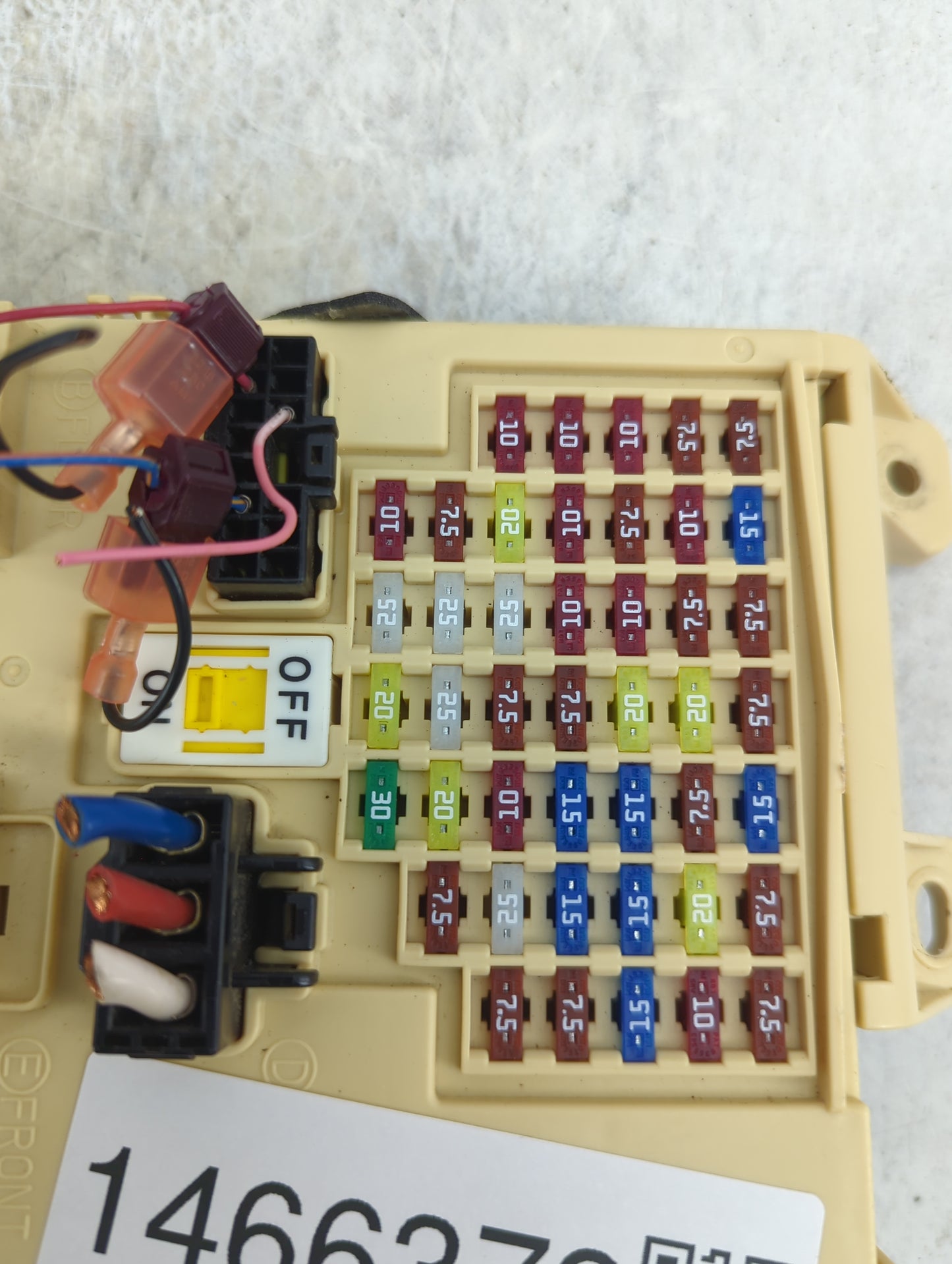 2016 Hyundai Elantra Fusebox Fuse Box Panel Relay Module P/N:91950-3X012 Fits OEM Used Auto Parts - Oemusedautoparts1.com