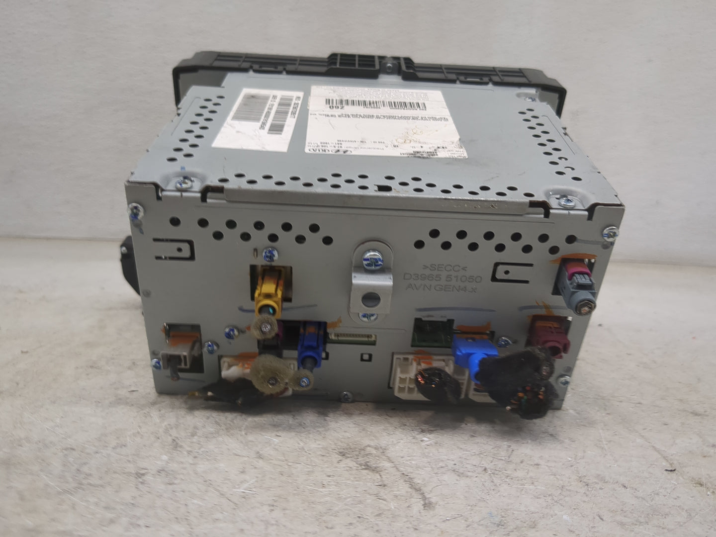 2016 Hyundai Elantra Radio AM FM Cd Player Receiver Replacement P/N:96560-C6500RY AT041P28N, D3965 51050 Fits OEM Used Auto 