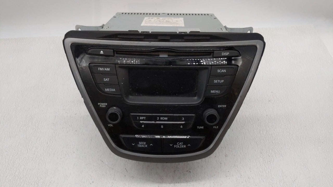 2014-2016 Hyundai Elantra Am Fm Cd Player Radio Receiver - Oemusedautoparts1.com