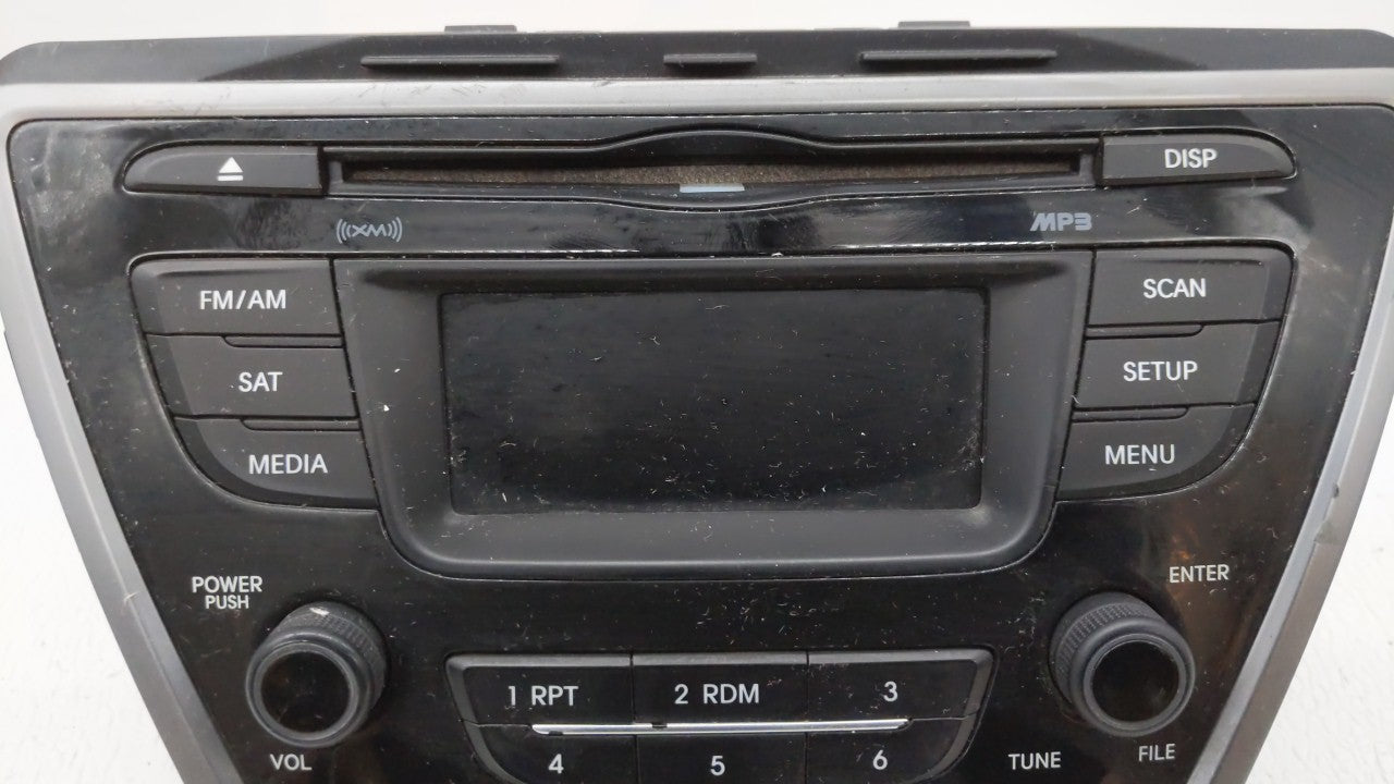2014-2016 Hyundai Elantra Am Fm Cd Player Radio Receiver - Oemusedautoparts1.com