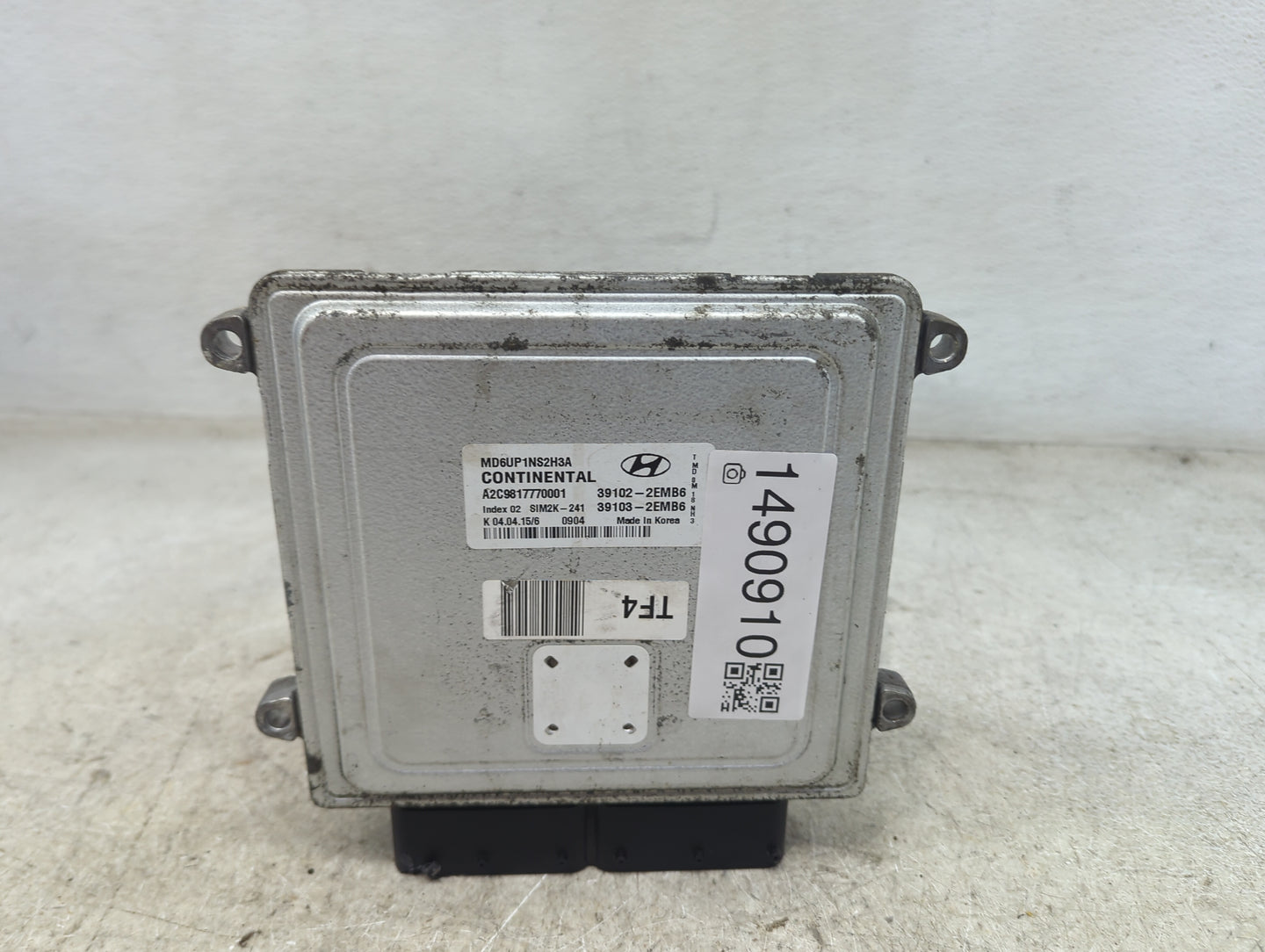 2014-2016 Hyundai Elantra PCM Engine Control Computer ECU ECM PCU OEM P/N:MD6UP1NS2H3A A2C9817770001 Fits Fits 2014 2015 201